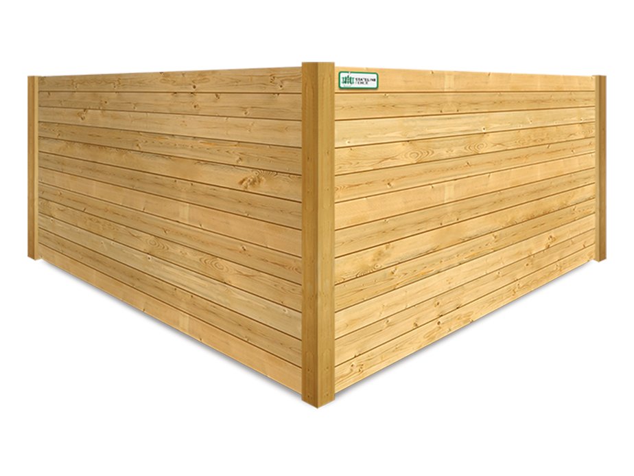 Keene NH horizontal style wood fence